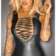 Noir-MiniDress-with-Lacing-50197