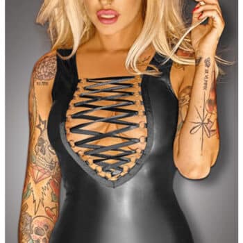 Noir-MiniDress-with-Lacing-50197