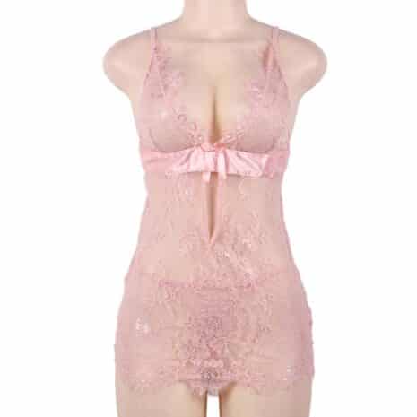 Please-Me-Pink-Babydoll-with-String-88691