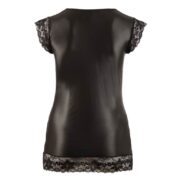 Plus-Size-Wetlook-Mini-Dress-with-Low-Cut-77205