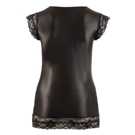 Plus-Size-Wetlook-Mini-Dress-with-Low-Cut-77205