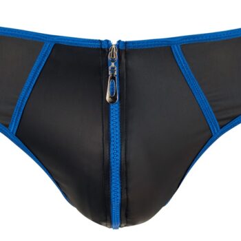Svenjoyment-Black-Brief-with-Blue-Hem-and-zip-77849