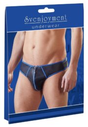 Svenjoyment-Black-Brief-with-Blue-Hem-and-zip-77855