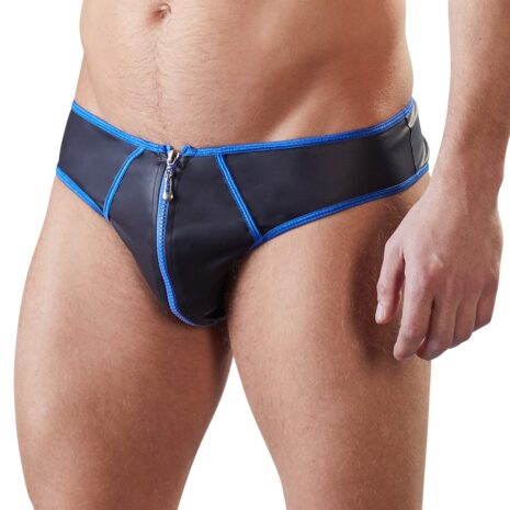 Svenjoyment-Black-Brief-with-Blue-Hem-and-zip-77857