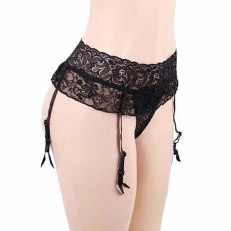 plus-size-black-lace-garter-with-crotchless-string-sexshop-Larnaca