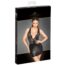 10683-noir-wetlooklace-mini-dress-sexshop-Limassol