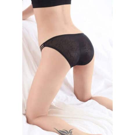 Black-Embroidered-Butterfly-Thong-loveshop-Limassol
