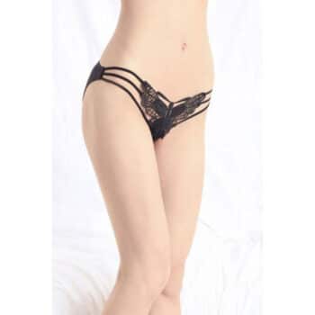 Black-Embroidered-Butterfly-Thong-loveshop-cy