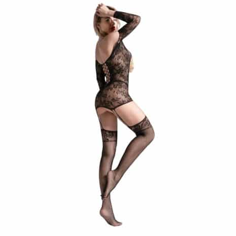 27054-off-shoulder-black-bodystocking-sexy-lingerie-female-Sex-Shop-Cyprus