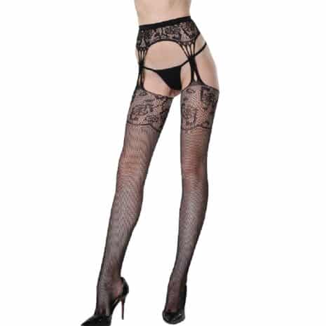 27059-lace-top-fishnet-black-garter-stockings-sexy-lingerie-women-Sex-Shop-Cyprus