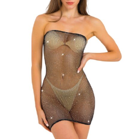 27061-sparkling-mesh-rhinestone-strapless-mini-dress-sexy-lingerie-women-Love-Shop-Limassol