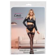 COTTELLI-SUSPENDER-STOCKINGS-9CM-LACE-BLACK-cottelli-elegant-suspender-black-stockings-sex-shop-germasogia