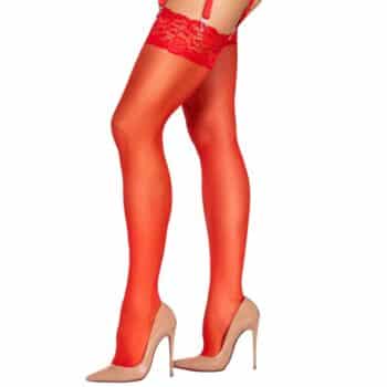 COTTELLI-SUSPENDER-STOCKINGS-9CM-LACE-RED-cottelli-elegant-suspender-red-stockings-sex-shop-limassol