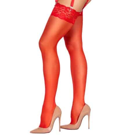 COTTELLI-SUSPENDER-STOCKINGS-9CM-LACE-RED-cottelli-elegant-suspender-red-stockings-sex-shop-limassol