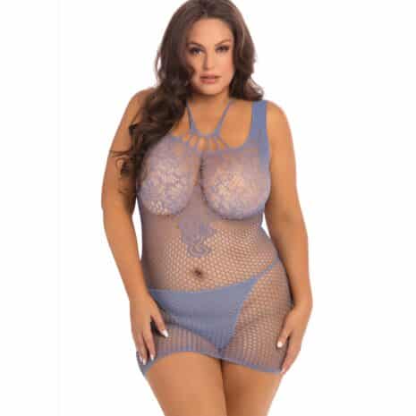 rene-rofe-plus-size-lace-dress-with-string-LOVESHOPCY