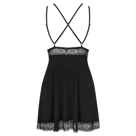 11267-Obsessive-Lolitte-Babydoll-With-Thong-Black-sexshop-paphos