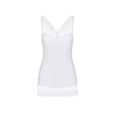 11277-Obsessive-Miamor-Chemise-With-Thong-White-sex-shop-paphos