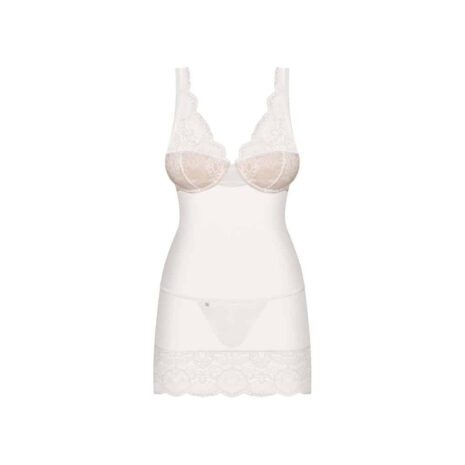 11303-Obsessive-Elegant-Off-white-Chemise-with-String-sexshop-limassol