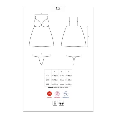 12001-Obsessive-Adorable-Babydoll-With-Thong-White-sexshop-limassol