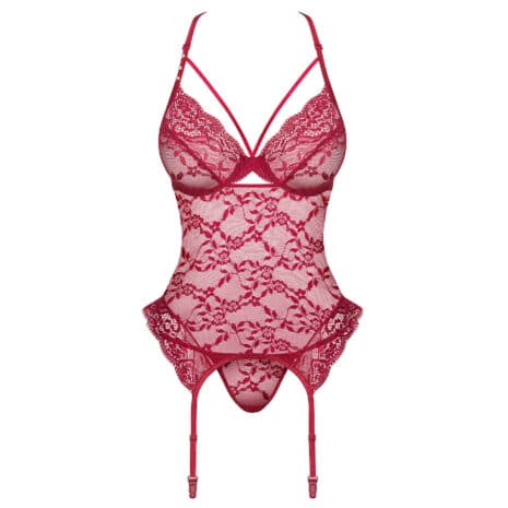 13095-Obsessive-Ivetta-Sensual-Corset-with-Thong-Red-sexshop-larnaca