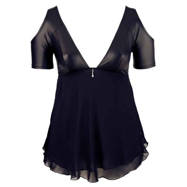 14541-cottelli-curves-flared-babydoll-black-sexshop-Limassol