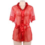 8995-plus-size-red-mesh-kimono-with-string-loveshopcy