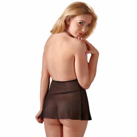 Cottelli-Flared-Babydoll-with-Lace-Cups-S-72697