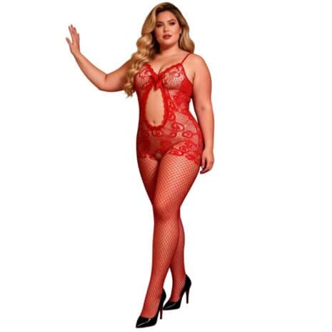 EK-H31046P-PLUS-SIZE-RED-BODYSTOCKING-plus-size-red-crocheted-fishnet-bodystocking-sex-shop-germasogia