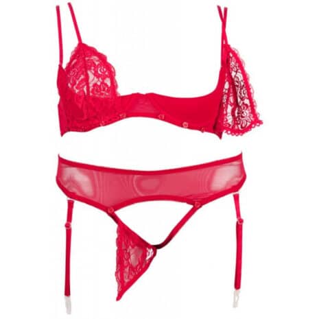 Red-Bra-Set-with-Detachable-Lace-Cups-sexshop-Larnaca