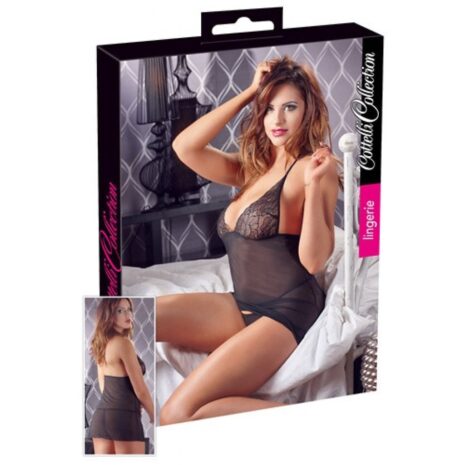 Transparent-Chemise-with-Lace-Cups-loveshop-Limassol