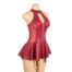 ΕΚ-R81347-2-RED-GARTER-MINI-DRESS-red-faux-leather-lace-garter-mini-dress-sex-shop-limassol