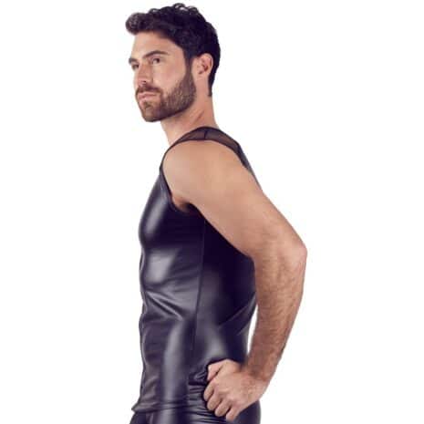 11953-wetlook-stretcy-shirt-with-hidden-press-studs-sexshop-larnaca