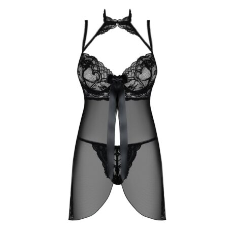 15265-Obsessive-Elizenes-Babydoll-with-Lace-Choker-sexshop-nicosia