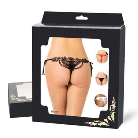 Black-G-string-with-Embroidered-Floral-Back-limassol-sexshop