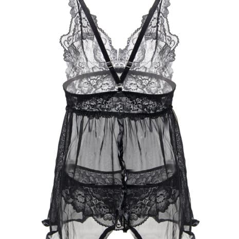 Delicate-Mesh-Chemise-with-String-loveshop-cy