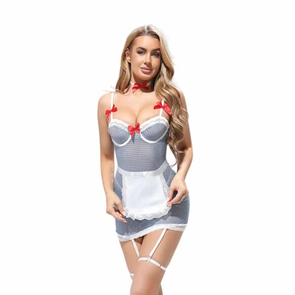 L110907-gingham-lace-maid-lingerie-love-shop-limassol