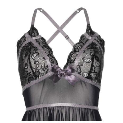 Lurex-Lace-Babydoll-Set-sexshop-paphos