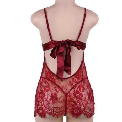 Please-Me-Red-Babydoll-with-String-sexshop-nicosia