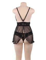 Plus-Size-Mesh-Chemise-with-String-sexshop-nicosia