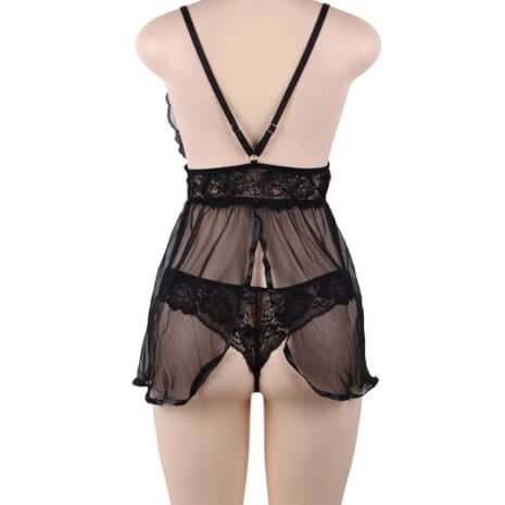 Plus-Size-Mesh-Chemise-with-String-sexshop-nicosia