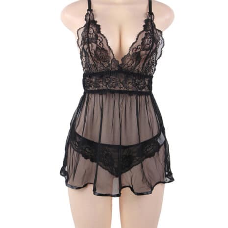 Plus-Size-Mesh-Chemise-with-String-sexshop-paphos