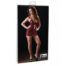 Red-Vinyl-Lace-Mini-Dress-limassol-sexshop