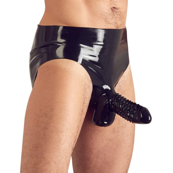 11783-LateX-Pants-with-Sleeve-and-Pouch-sexshop-larnaca