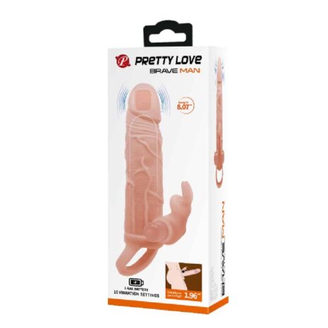 13361-pretty-love-brave-man-vibrating-penis-sleeve-extension-flesh-sex-shop-paphos