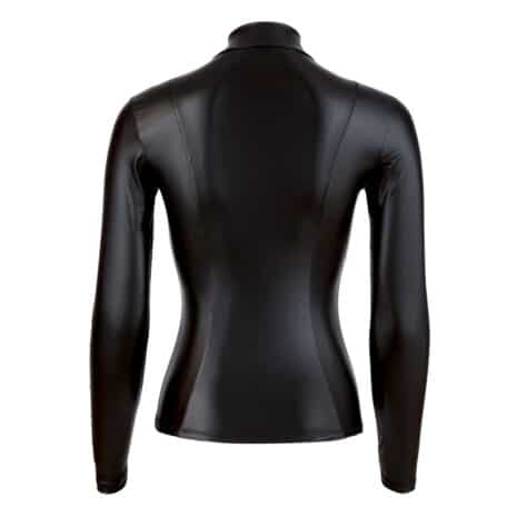 14597-Cottelli-Wetlook-Long-Sleeve-Top-with-Zip-sexshop-limassol