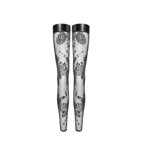 15205-noir-handmade-tulle-stockings-with-powerwetlook-band-cyprus-sex-shop-limassol