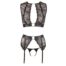 6525-Cottelli-Flower-Lace-Lingerie-with-Cuffs-sexshop-limassol
