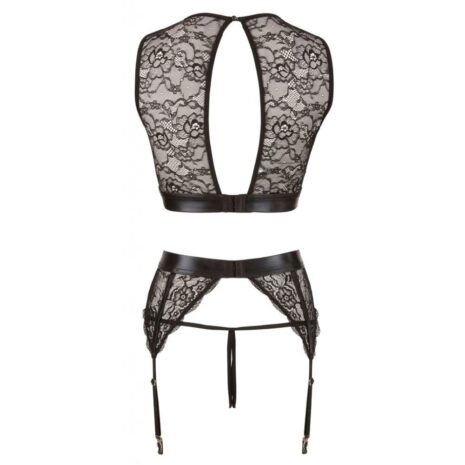 6525-Cottelli-Flower-Lace-Lingerie-with-Cuffs-sexshop-nicosia