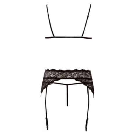 881-Black-Lace-Bra-Set-With-Garter-Belt-sexshop-limassol
