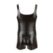 Black-Imitation-Leather-Jumpsuit-limassol-sexshop